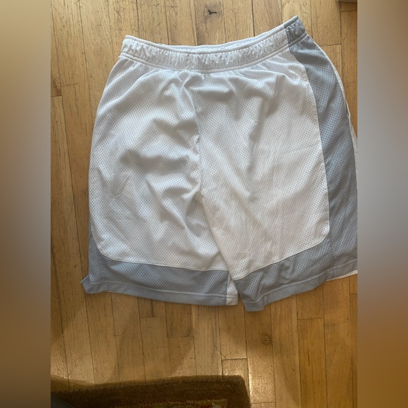 Nike size large white shorts with gray on the side. Size large. - Picture 2 of 3